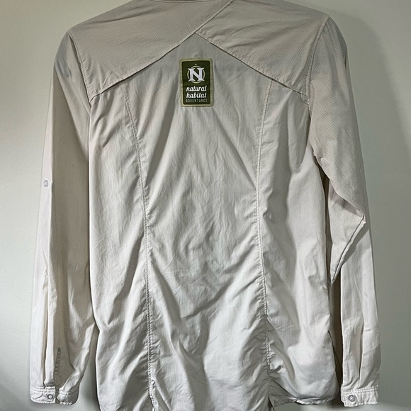 Exofficio Insect Shield Pinstriped Top Sz Small (4-6) - Picture 5 of 10